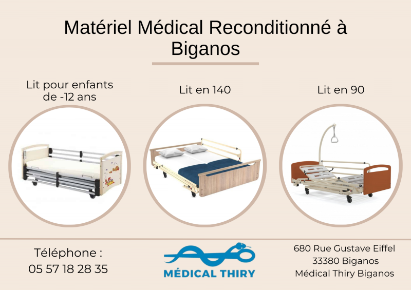 Lit Médicalisé matériel reconditionné a acheter sur Biganos 